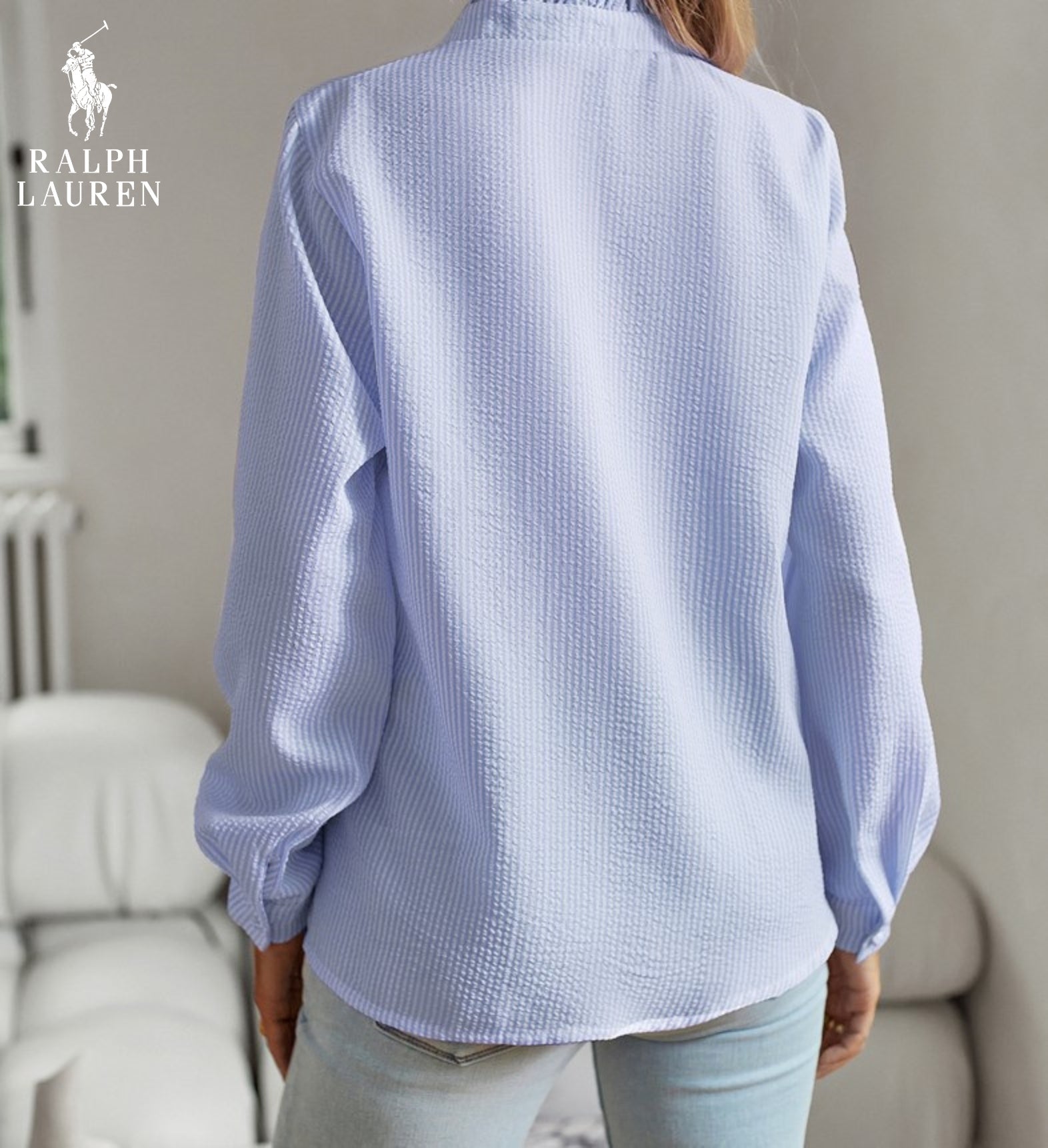 Hemd elegant da Damen mit volant