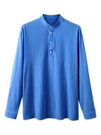 Casual Lockere Fit Lightweight Baumwolle Leinen Hemd