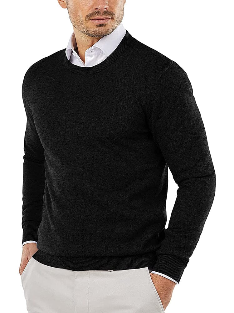 Crew Neck Slim Fit Pullover Strick Pullover