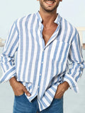 Gestreift Casual Hemd