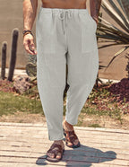 Leinen Stil Strand Hose