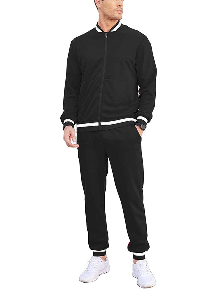 2 Teil Athletisch Jogging Anzug Sets With Pockets