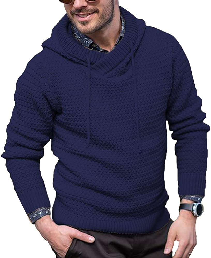 Strick Dick Warm Mit Kapuze Pullover Pullover