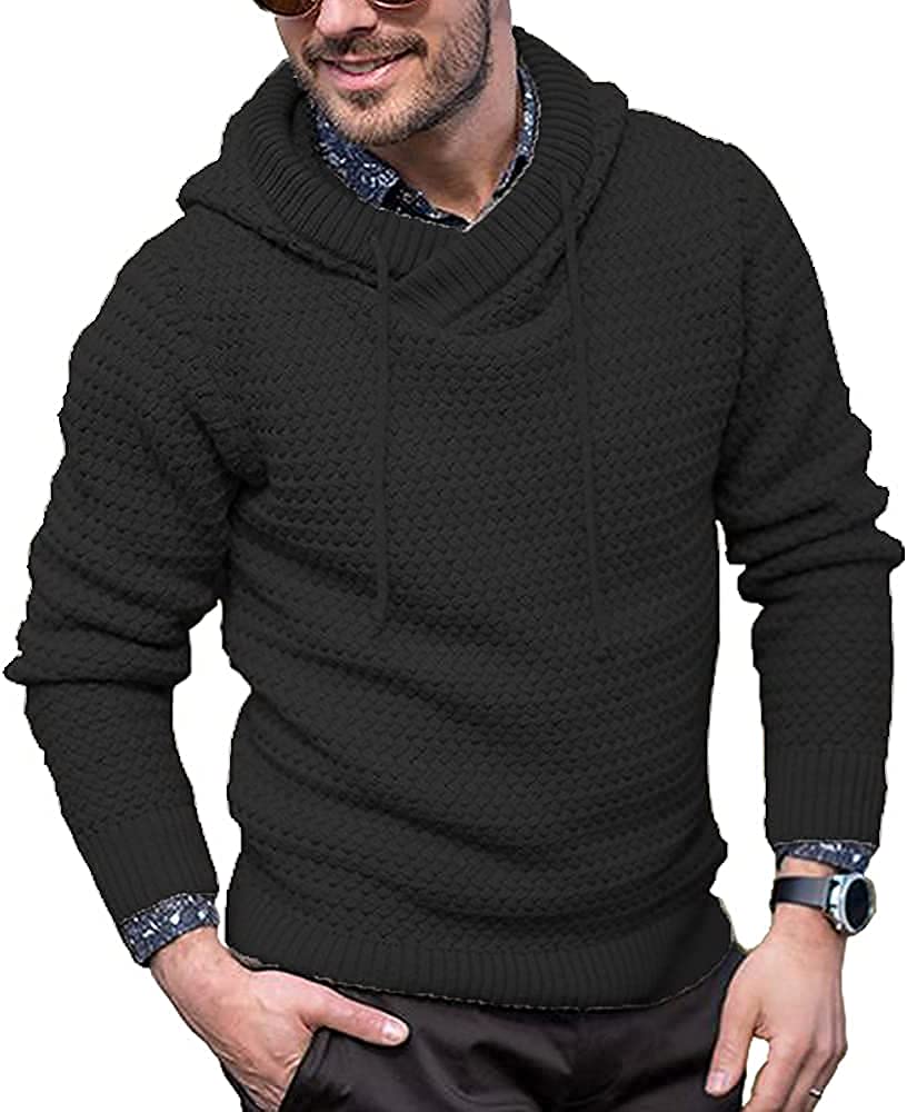 Strick Dick Warm Mit Kapuze Pullover Pullover