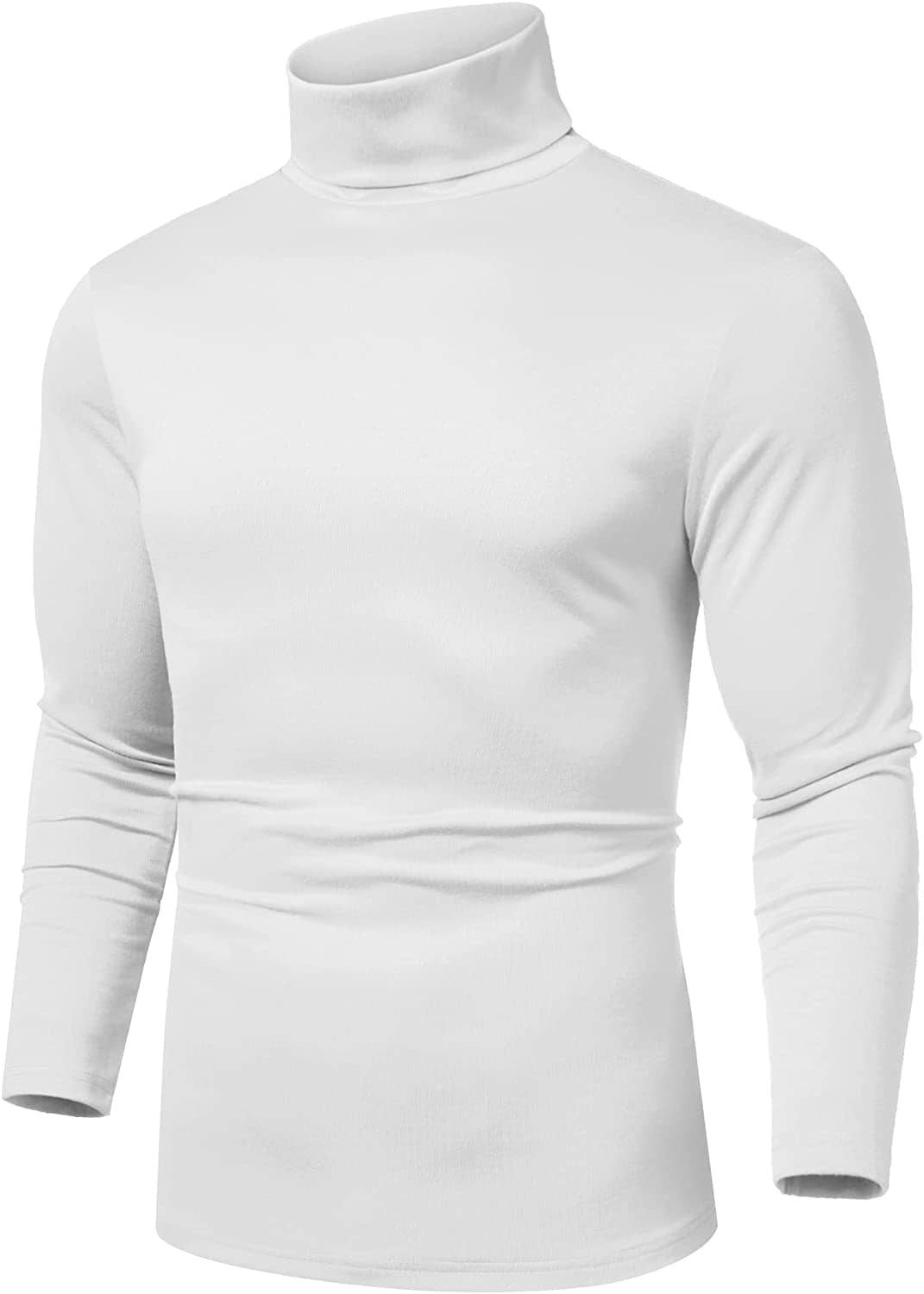 Slim Fit Basic Rollkragen Strick Pullover Pullover