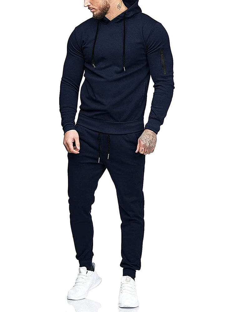 Casual 2-Teil Mit Kapuze Running Sport Anzug Sets