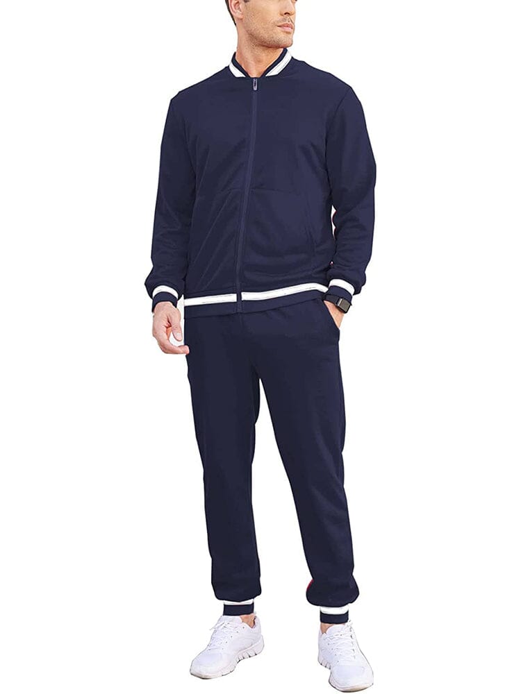 2 Teil Athletisch Jogging Anzug Sets With Pockets