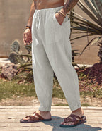 Leinen Stil Strand Hose