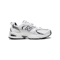 New Balance 530 Schuhe Herren Weiß Silber und Blau Navy Running Casual
