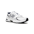 New Balance 530 Schuhe Herren Weiß Silber und Blau Navy Running Casual