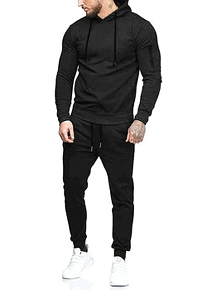 Casual 2-Teil Mit Kapuze Running Sport Anzug Sets