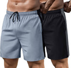 2 Pack Gym Schnell Trocken Running Shorts