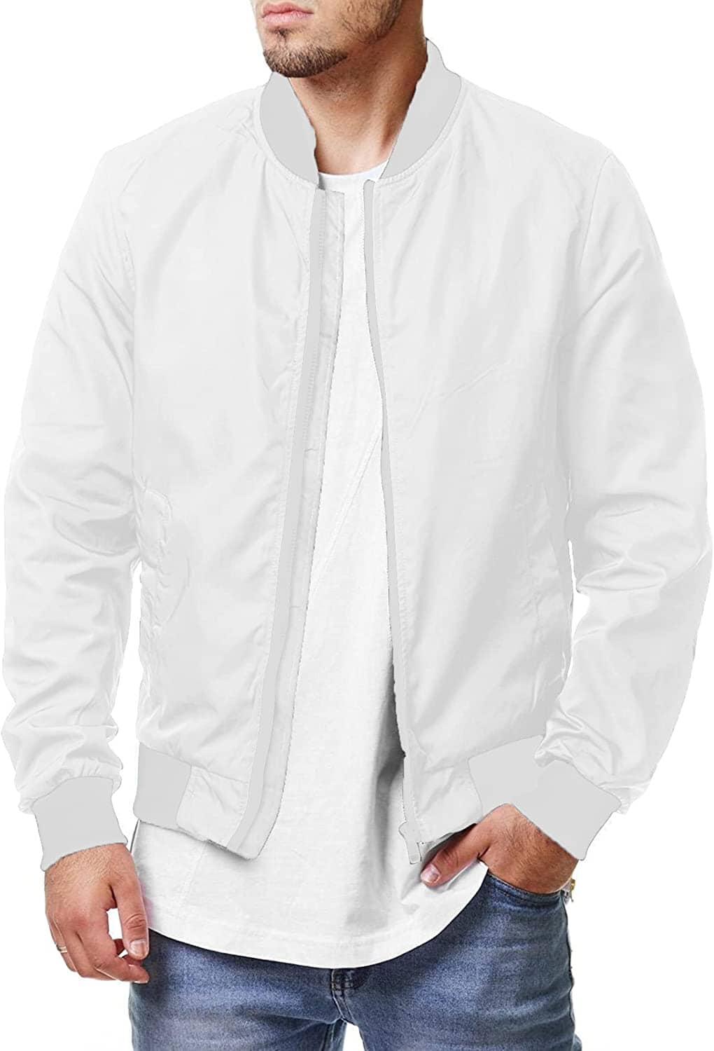 Casual Soft Shell Flight Windbreaker Mantel