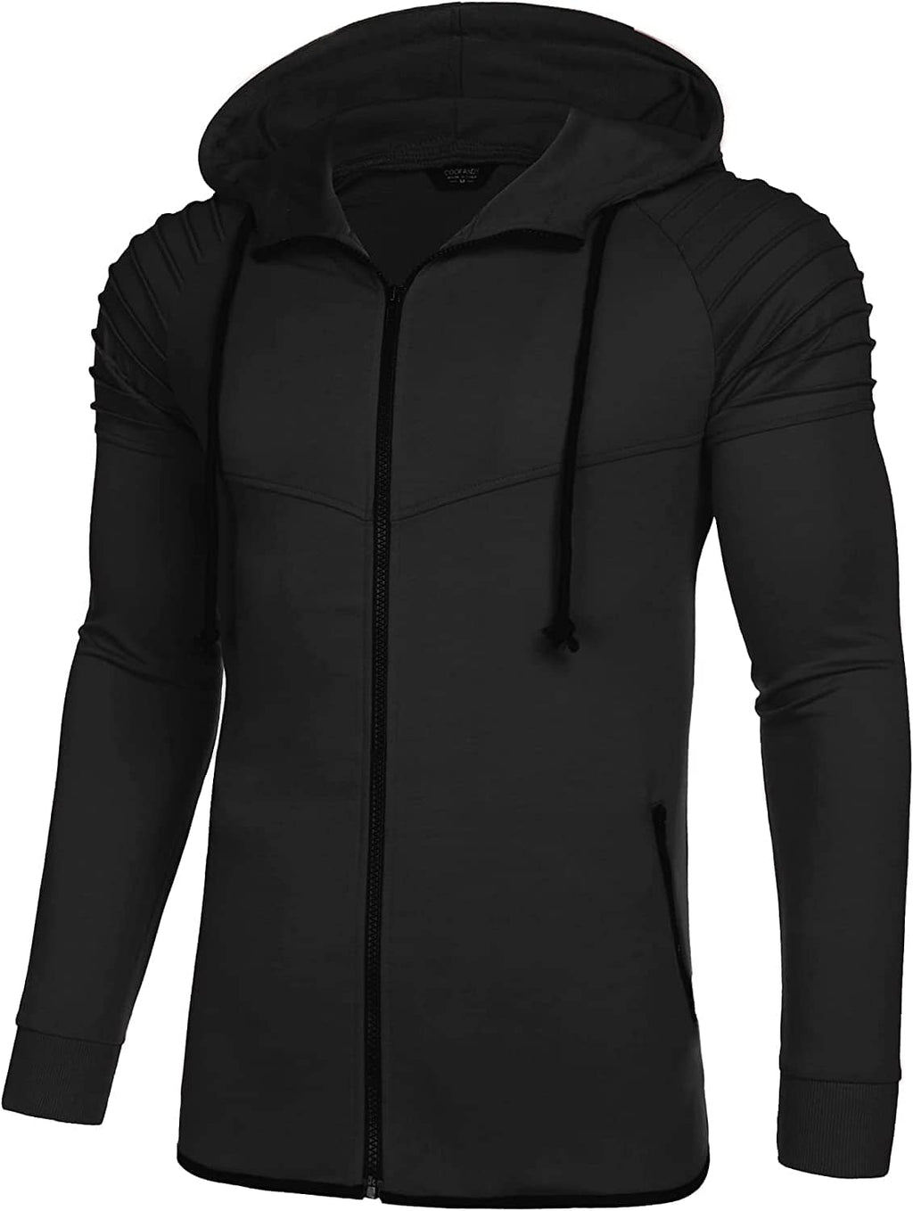 Fashion Lang Ärmel Mit Kapuze With Zipper Pocket