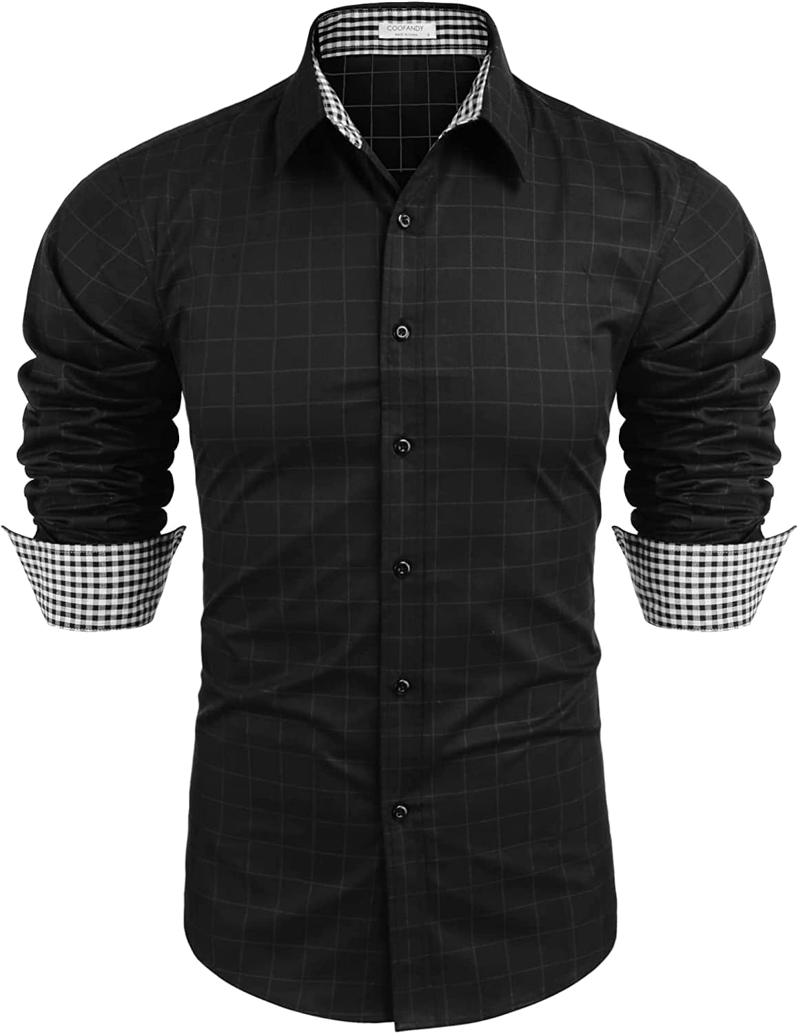 Business Lang Ärmel Slim Fit Dress Hemd