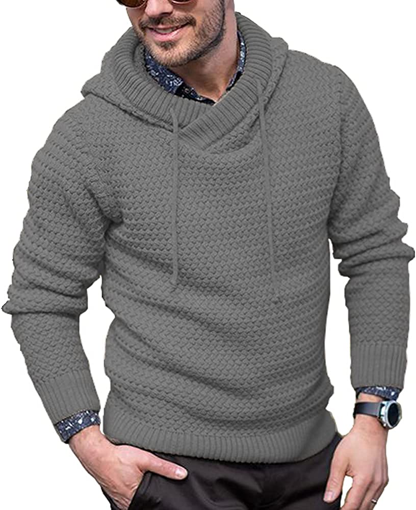 Strick Dick Warm Mit Kapuze Pullover Pullover