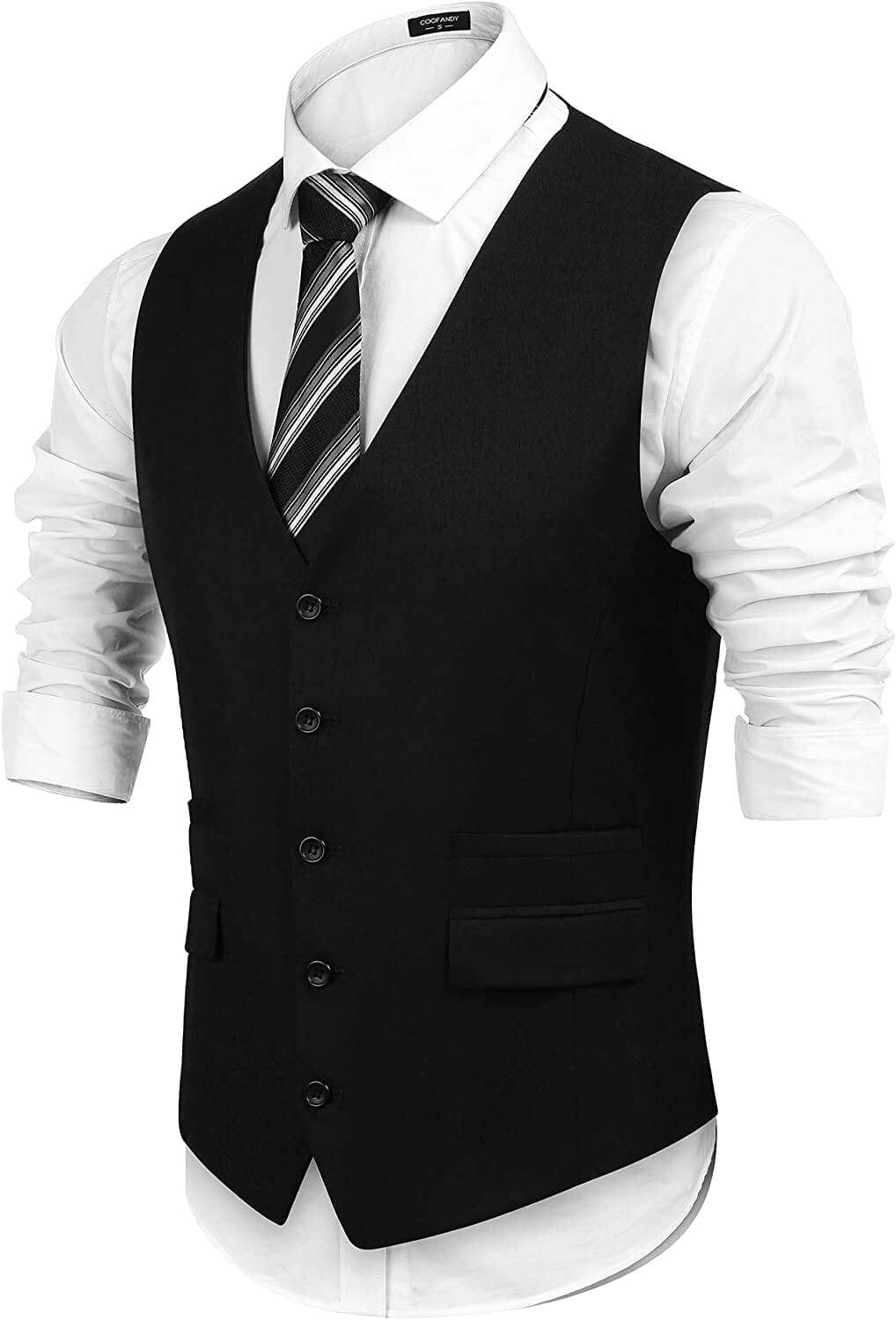 Slim Fit Business Anzug Weste