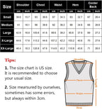 V Neck Sleeveless Strick Pullover Weste Pullover