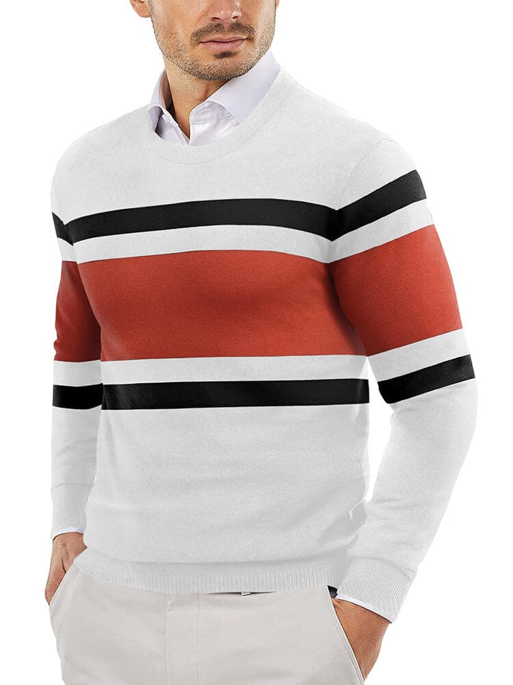 Trendy Crew Neck Pullover Strick Pullover