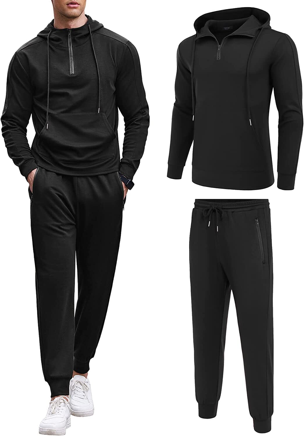 2 Teil Hoodie Sports Sets