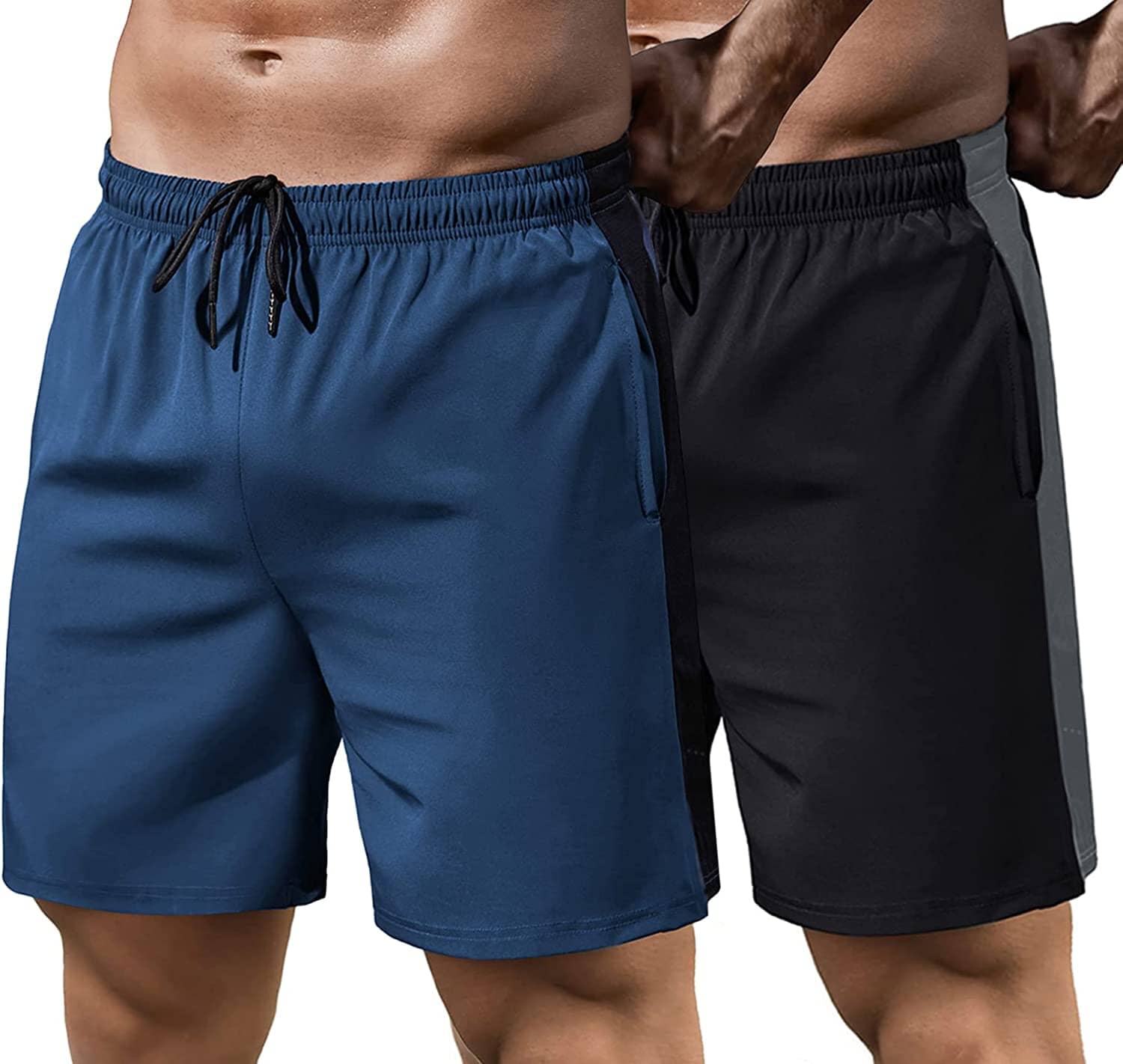 2 Pack Gym Schnell Trocken Running Shorts