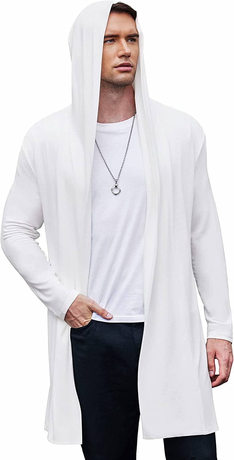 Casual Drape Cape Open Front Cardigan