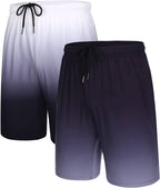 Men's 2 Pack Gym Workout Shorts