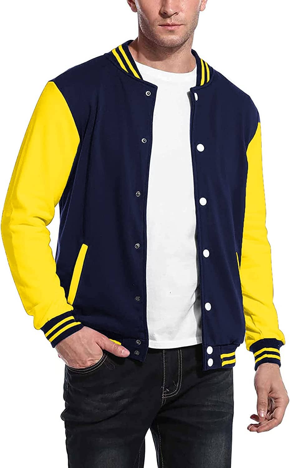 Fashion Varsity Baumwolle Bomber Jacken
