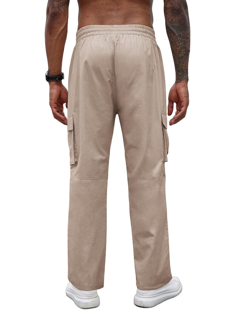 Casual Klassisch 100% Baumwolle Cargo Hose