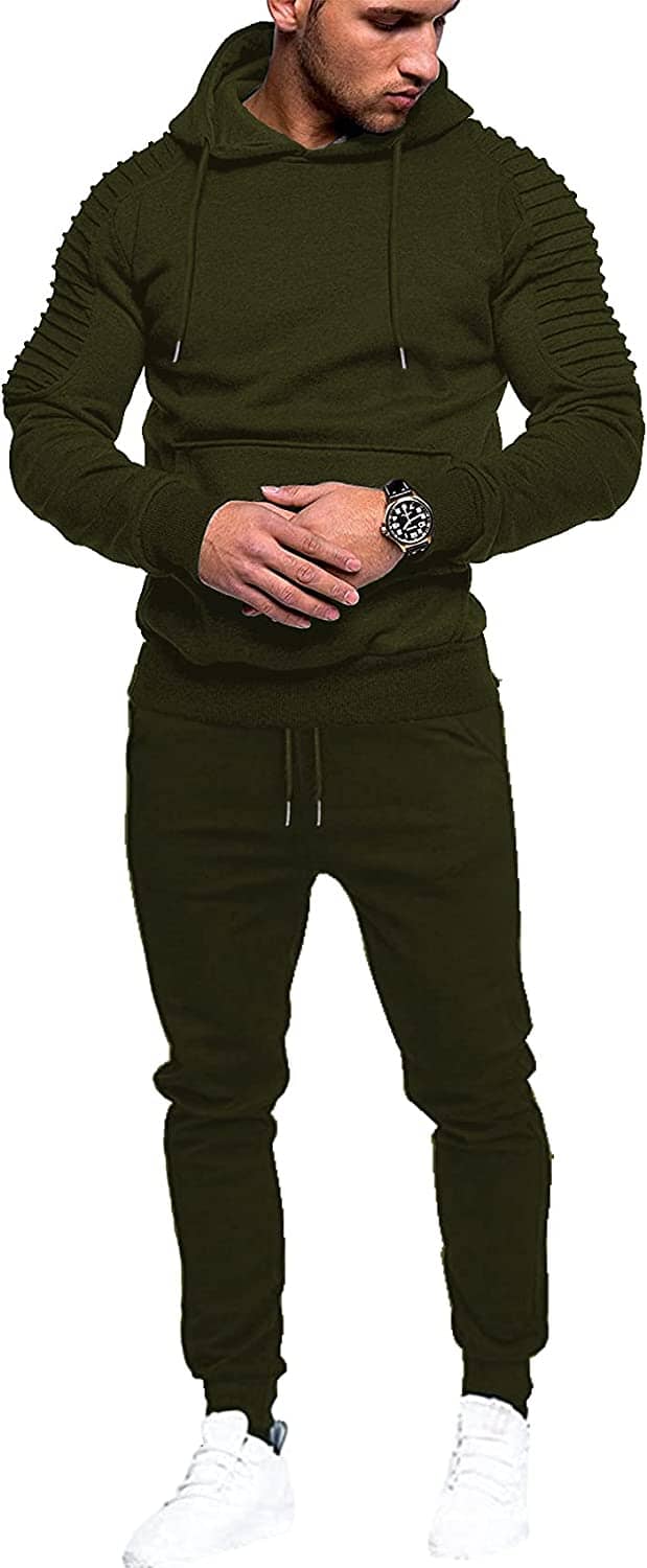 2 Teil Hoodie Jogging Athletisch Suits