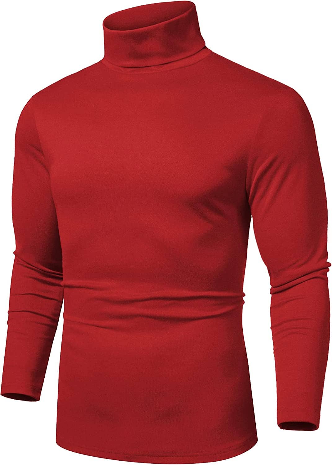 Slim Fit Basic Rollkragen Strick Pullover Pullover