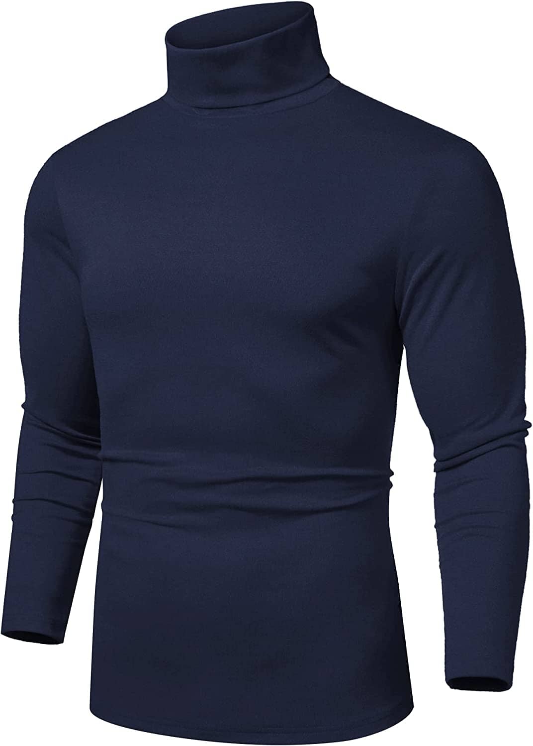 Slim Fit Basic Rollkragen Strick Pullover Pullover