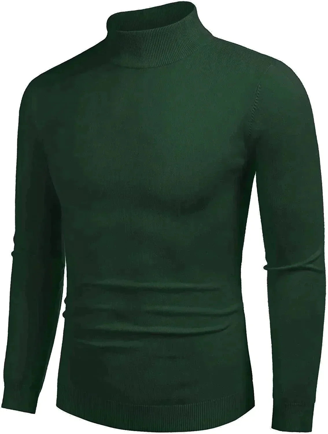 Rollkragen Pullover Basic Strick Thermal Pullover