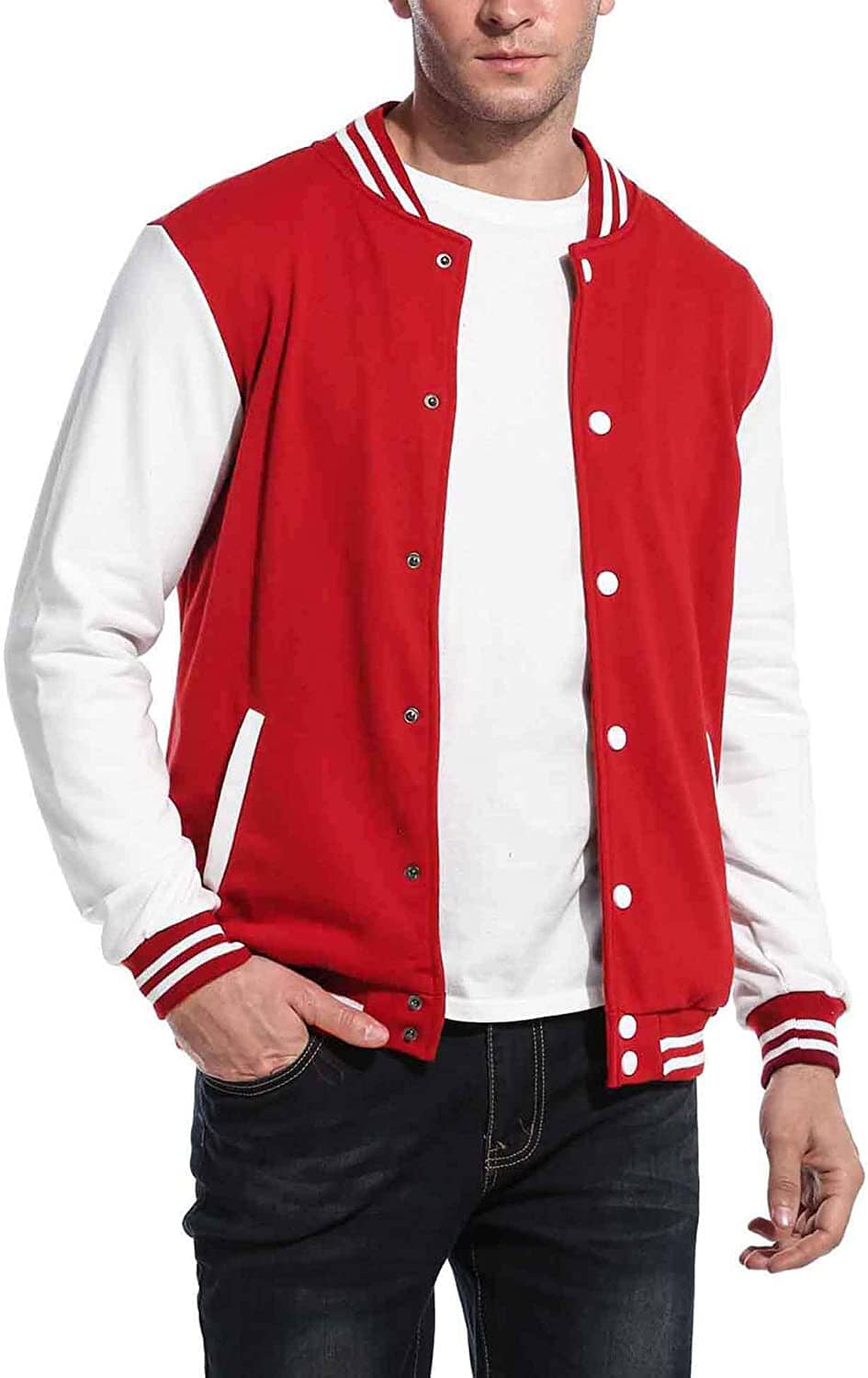 Fashion Varsity Baumwolle Bomber Jacken