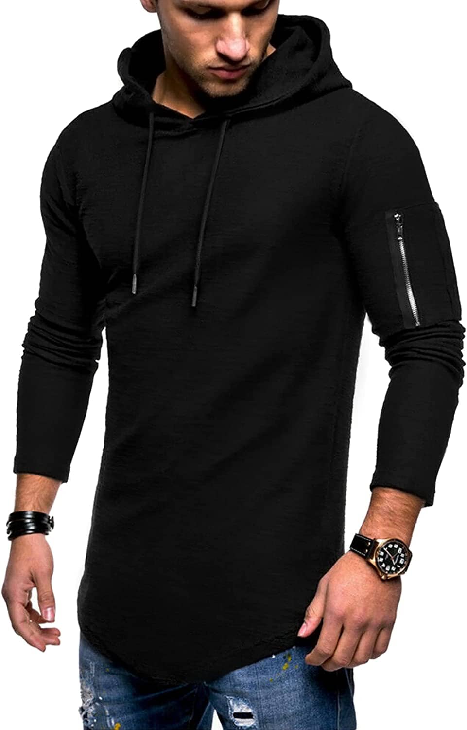 Uni Color Athletisch Hoodie
