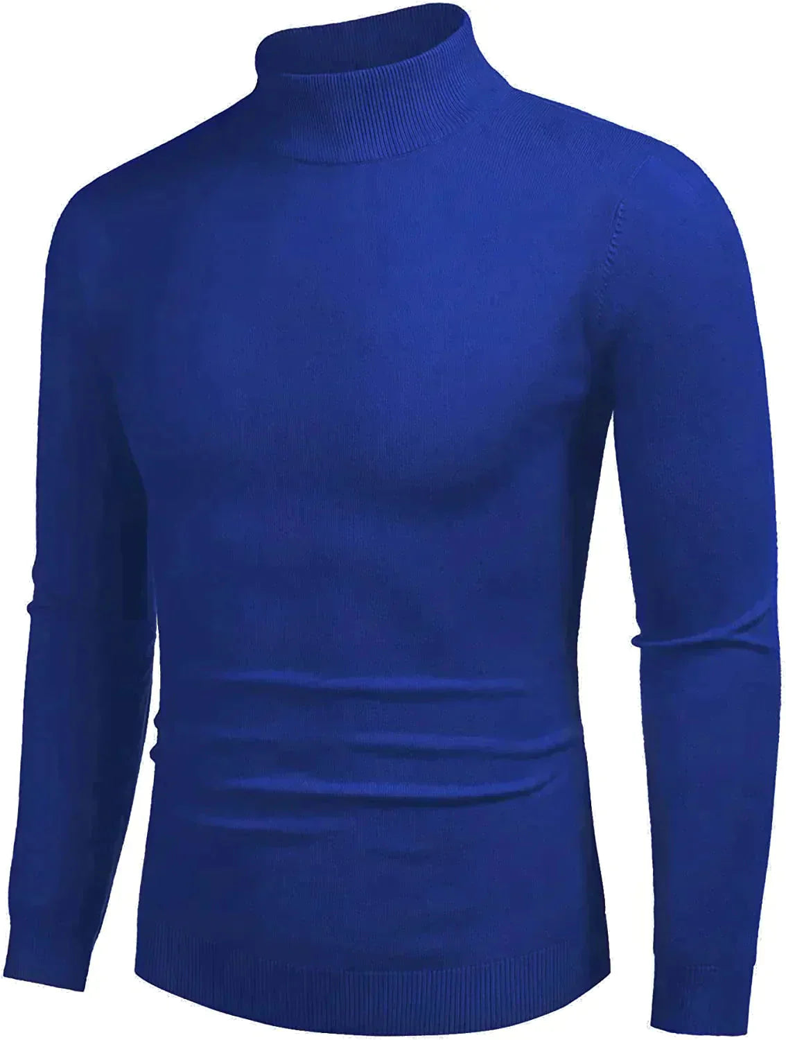 Rollkragen Pullover Basic Strick Thermal Pullover
