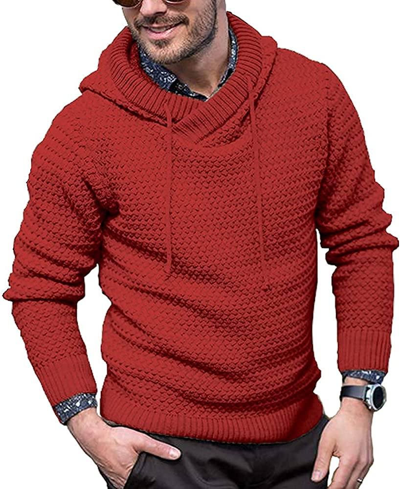Strick Dick Warm Mit Kapuze Pullover Pullover