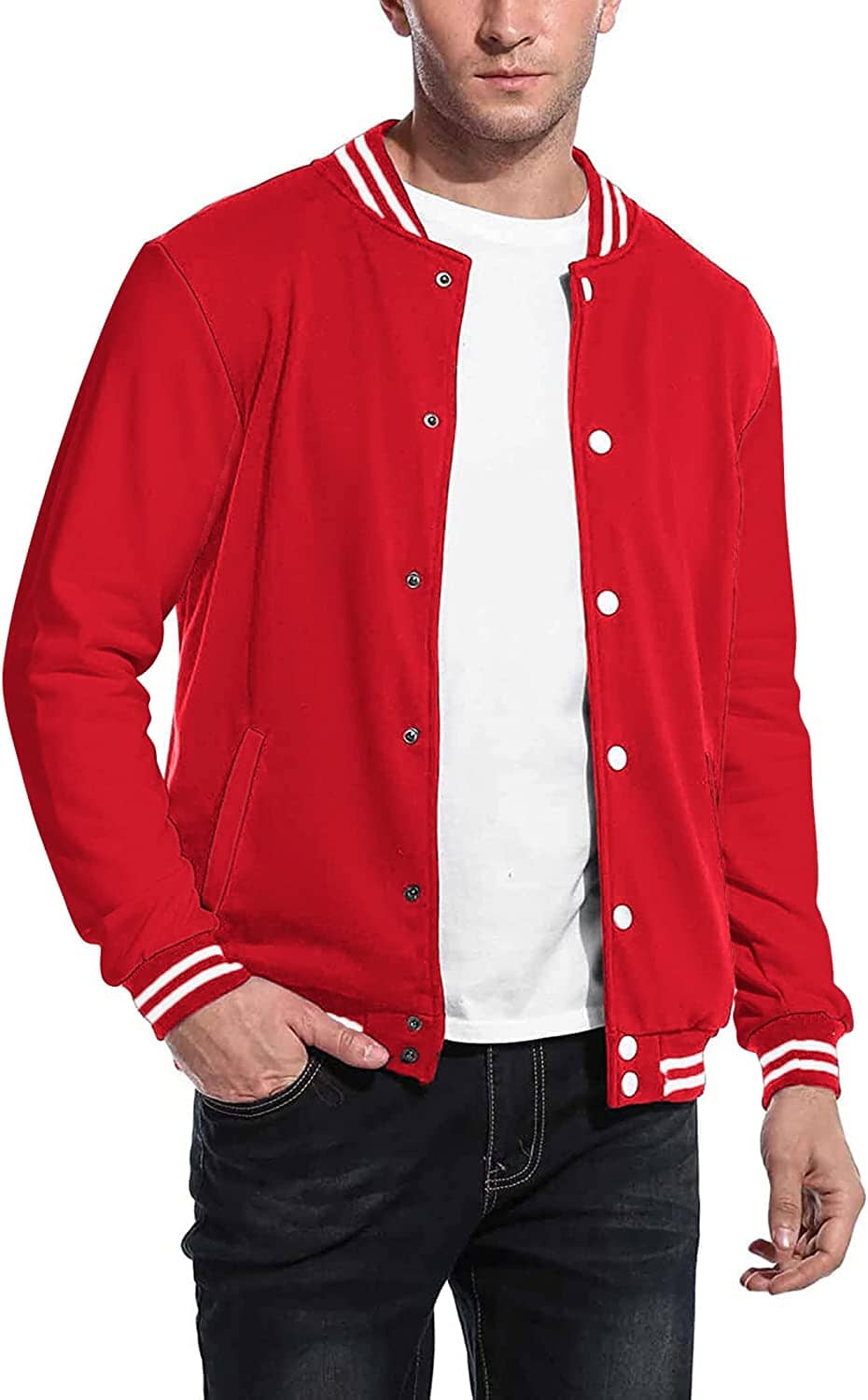 Fashion Varsity Baumwolle Bomber Jacken