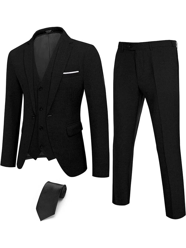 4-Teil One Knopf Blazer Anzug Sets