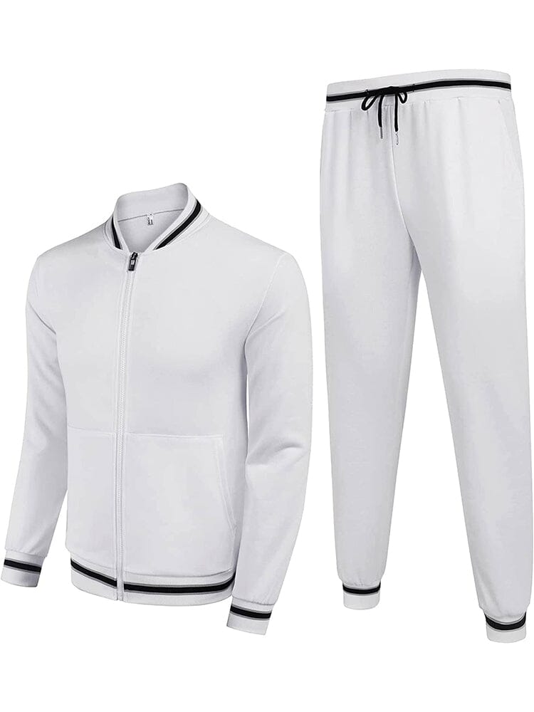2 Teil Athletisch Jogging Anzug Sets With Pockets