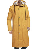 Mit Kapuze Waterproof Lightweight Lang Regenmantel