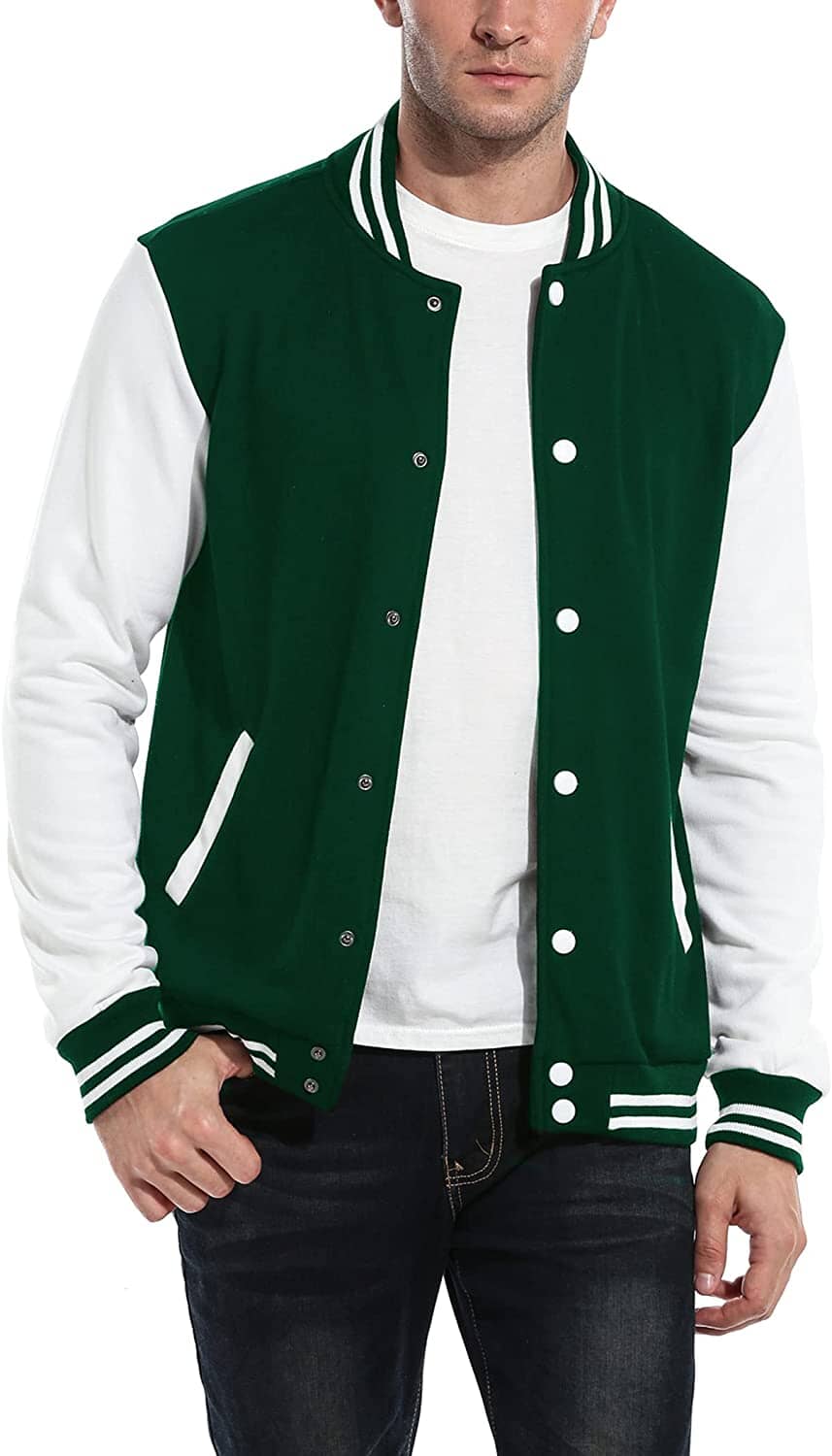 Fashion Varsity Baumwolle Bomber Jacken