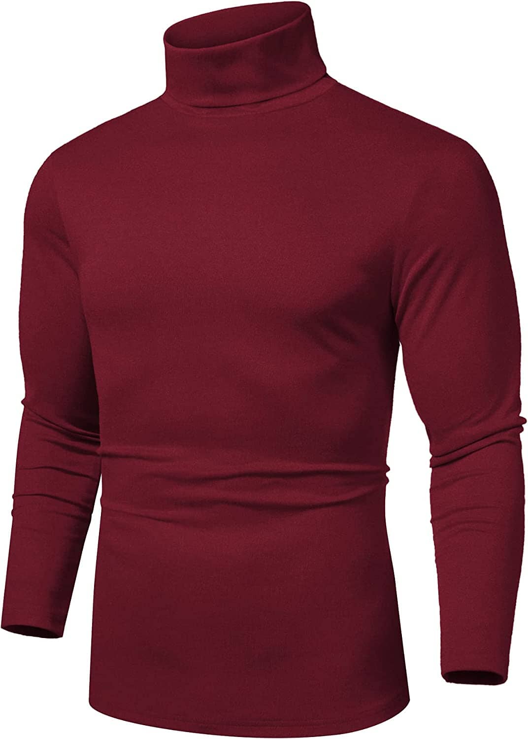 Slim Fit Basic Rollkragen Strick Pullover Pullover