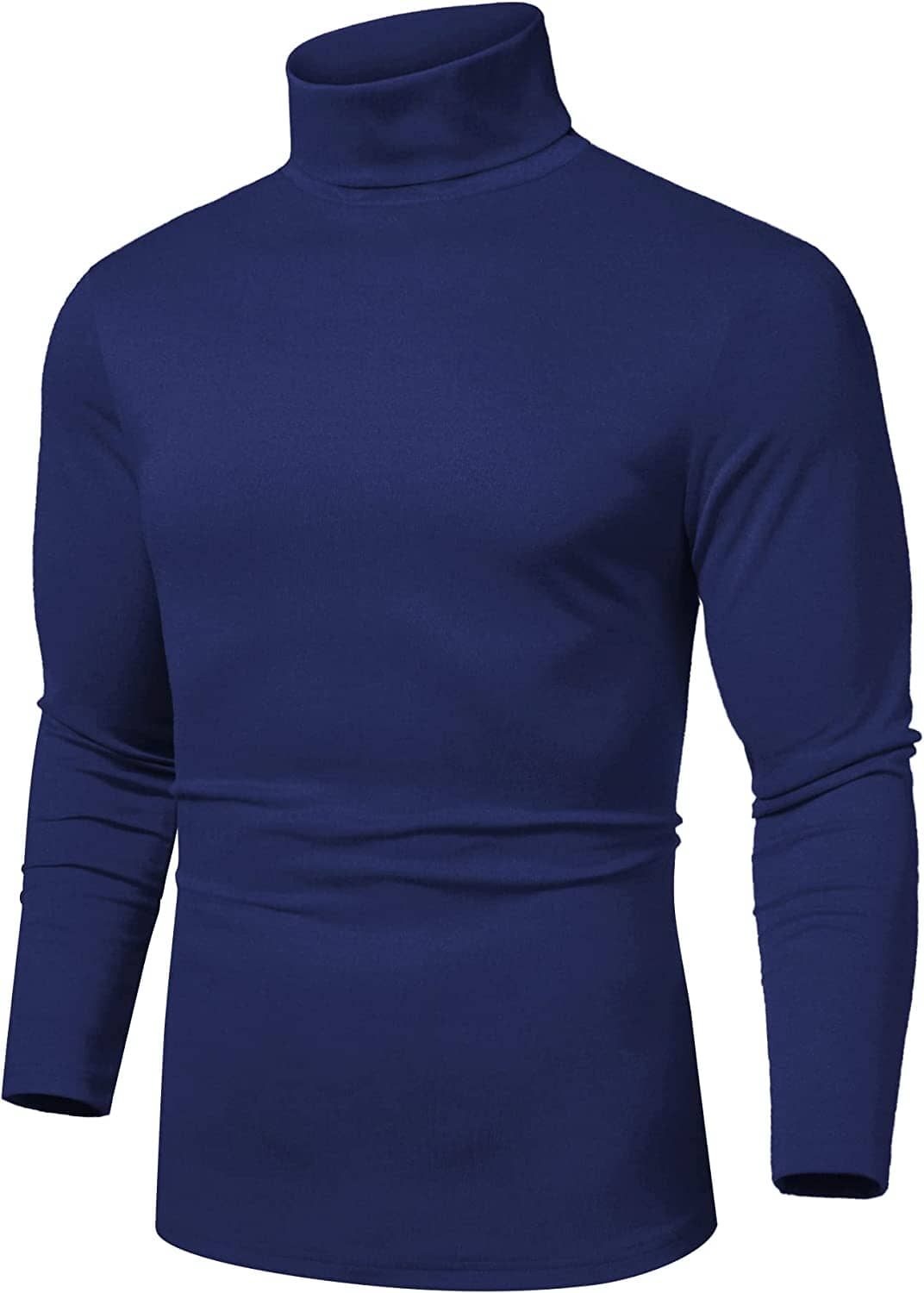 Slim Fit Basic Rollkragen Strick Pullover Pullover