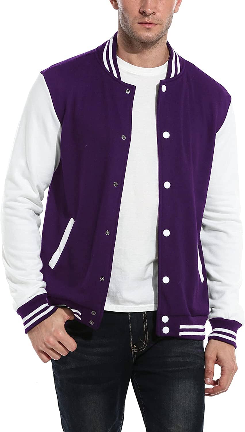 Fashion Varsity Baumwolle Bomber Jacken
