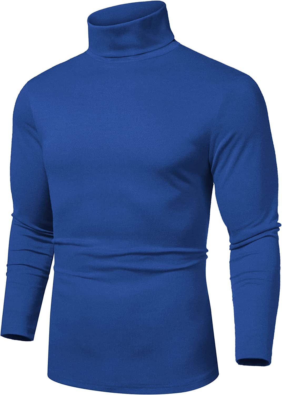 Slim Fit Basic Rollkragen Strick Pullover Pullover