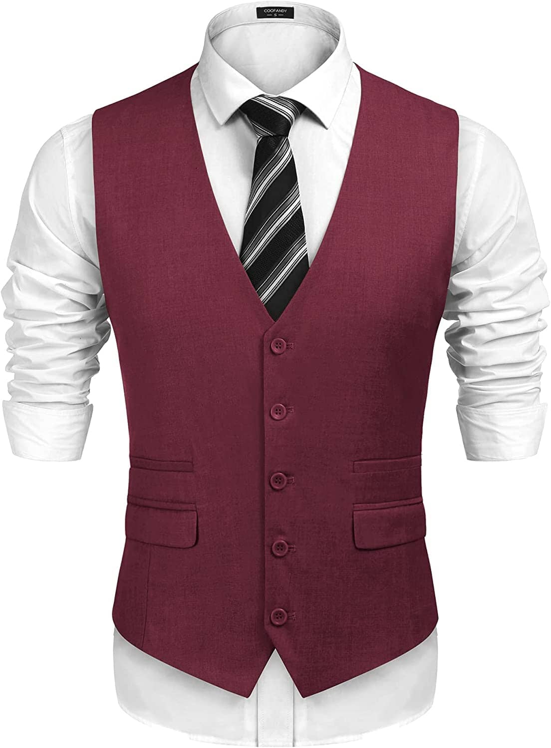 Slim Fit Business Anzug Weste