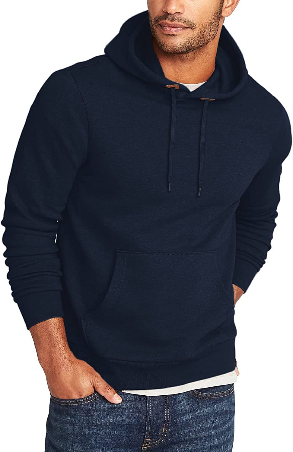Men's Athletisch Hoodie Lang Ärmel Drawstring Sports Pullover Mit Kapuze Casual Fashion Sweatshirt with Pockets
