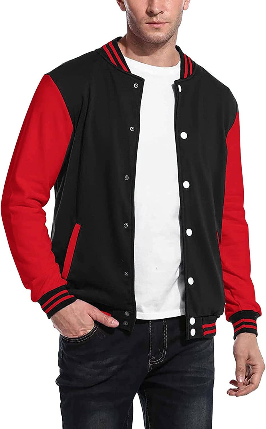 Fashion Varsity Baumwolle Bomber Jacken