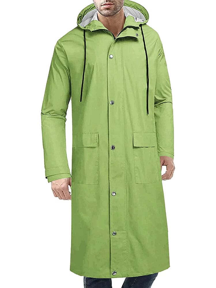Mit Kapuze Waterproof Lightweight Lang Regenmantel
